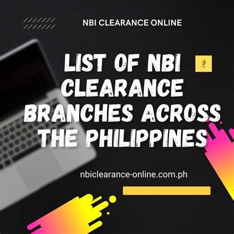 nbi shaw|List of NBI Clearance Branches in the Philippines.